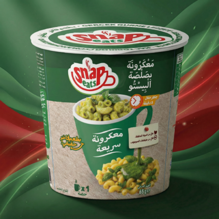 Pasta with pesto sauce